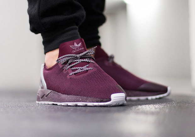 adidas zx flux adv asym maroon